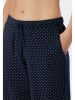 Schiesser Pyjamabroek donkerblauw/wit