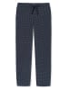 Schiesser Pyjamabroek donkerblauw/wit