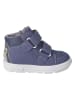 PEPINO Leder-Boots in Dunkelblau