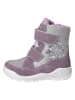 Ricosta Leder-Boots "Lenka" in Grau/ Lila