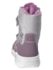 Ricosta Leder-Boots "Lenka" in Grau/ Lila