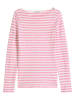 Marc O'Polo Longsleeve in Pink/ Creme