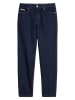 Spijkerbroek - tapered fit - donkerblauw