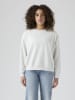 Levi's Sweatshirt in Grau/ Weiß