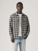 Levi's Flanellhemd - Regular fit - in Schwarz/ Weiß