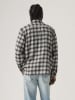Levi's Flanellhemd - Regular fit - in Schwarz/ Weiß