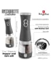 Berlinger Haus 2-in-1 zout- & pepermolen antraciet - (H)23 cm