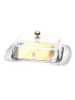 Berlinger Haus Butterdose in Transparent/ Roségold - (L)18,7 x (B)12,3 cm