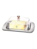 Berlinger Haus Butterdose in Transparent/ Roségold - (L)18,7 x (B)12,3 cm