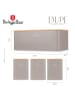 Berlinger Haus 4-delige set: broodtrommel taupe