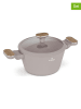 Berlinger Haus 2-delige set: kookpot "Taupe Nordic Collection" taupe - Ø 20 cm