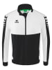 erima Trainingsjacke in Schwarz/ Weiß