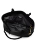 Mia Tomazzi Leder-Schultertasche "Pergine" in Schwarz - (B)38 x (H)29 x (T)20 cm