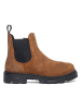 Ecco Leder-Chelsea-Boots in Hellbraun
