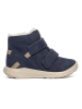 Ecco Leder-Boots in Dunkelblau