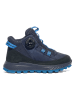 Ecco Leder-Boots in Dunkelblau