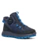 Ecco Leder-Boots in Dunkelblau