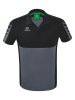 erima Poloshirt in Grau/ Schwarz