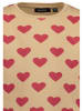 Blue Seven Sweatkleid in Beige/ Pink