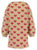 Blue Seven Sweatkleid in Beige/ Pink