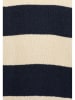Blue Seven Sweter w kolorze beżowo-granatowym