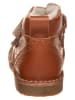 kmins Leder-Winterboots in Cognac