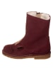 kmins Leder-Winterboots in Bordeaux