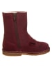 kmins Leder-Winterboots in Bordeaux