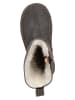 kmins Leder-Stiefel in Anthrazit