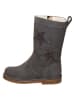 kmins Leder-Stiefel in Anthrazit