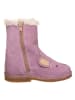 kmins Leder-Winterstiefel in Lila