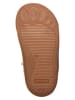 kmins Leder-Barfuß-Boots in Cognac