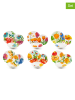 Trendy Kitchen by EXCÉLSA 18tlg. Tafelservice "Blooming" in Bunt