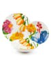 Trendy Kitchen by EXCÉLSA 18tlg. Tafelservice "Blooming" in Bunt