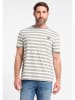ELBSAND Shirt "Noe" in Grau/ Weiß
