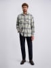 Pierre Cardin Hemd in Grau/ Beige/ Schwarz