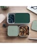 Monbento 13-delige lunchset "Jungle" groen/antraciet