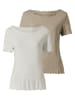 Heine 2-delige set: shirts beige/crème