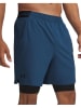 Under Armour 2in1-Funktionsshorts in Dunkelblau