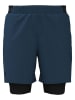 Under Armour Szorty funkcyjne 2w1 w kolorze granatowym