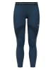 Under Armour Legginsy sportowe "HeatGear Mesh" w kolorze granatowym
