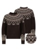 Eight2Nine Sweter w kolorze ciemnobrązowym
