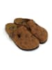 Calceo Clogs in Hellbraun
