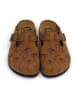 Calceo Clogs in Hellbraun