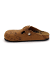 Calceo Clogs in Hellbraun