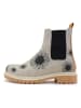Neefs Chelsea-Boots in Beige/ Schwarz