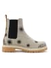 Neefs Chelsea-Boots in Beige/ Schwarz