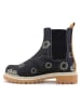 Neefs Chelsea-Boots in Beige/ Schwarz