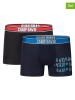 CAMP DAVID 2er-Set: Boxershorts in Dunkelblau