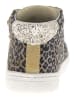 Naturino Leder-Sneaker "Pinn" in Beige/ Hellbraun